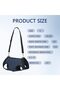 Cat and dog carrier, soft, breathable, washable, and foldable, suitable for manicures, dental care, and travel (blue, L). - 2