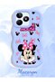 Realme C51/C53 Compatible Wavy Frame Mouse Cartoon Patterned Quality Silicone Phone Case