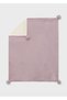 Double-Sided Fleece Fur Pompom Baby Kids Blanket 9143