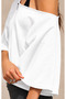 Women's One-Shoulder Oversize Casual Blouse - 3