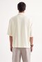 Relaxed Shirt with Yellow Closure Detail - 4
