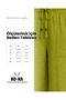 Cotton Muslin Fabric Summer Sweat-Repellent Cotton High Waist Wide Leg Palazzo Women's Trousers - 2