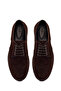Men's Brown Lace-Up Suede Leather Casual Shoes Wm680047Ds - 4