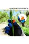 pair of garden gloves with thumbtack - for quick pruning, fruit picking and garden maintenance - breathable and puncture-resistant picking gloves - 2