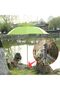 Parasol stand with ground anchor, detachable parasol stand for fishing, garden, beach (silver) - 4