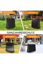 Waterproof and dustproof outdoor ping pong table cover, dimensions 165x70x185 cm, Oxford cloth, grey. - 3