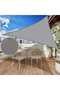 Sunshade sail, UV protection, sun protection, easy to install (4.5m x 4.5m x 4.5m, gray)