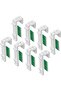 8-Piece Roller Blind Clip-on Bracket Set - Adjustable Curtain Clips