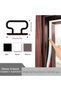 Door and window seal for thermal and sound insulation, self-adhesive rubber door seal, PVC seal for cold insulation, seal for door (6M, D-white) - 2