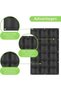 18-pocket wall-mounted planter bags. Hanging planter bags. Indoor and outdoor planter bags. Gardening. Vertical planters. Wall decoration. Black. - 4