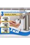 Stainless steel automatic sensor soap dispenser, adjustable dispensing volume, sealed design, suitable for bathrooms and kitchens, 250ml. - 2