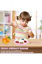Snack box-fruit tray-fruit tray school-2 pieces Kids Fruit Snack Spinner, 18x4.5cm, Purple, Snack Container with Lid, portable Fruit Tray, Candy, Nuts - 5