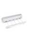 Wall-Mounted Folding Clothes Rack with Five 3.80-Meter Retractable Clotheslines for Indoor and Outdoor Use