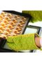 Premium non-slip oven mitts (1 pair), heat resistant up to 240°C, ultra-heat resistant silicone grill mitts, cooking, baking, grilling, black. - 4