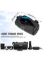 Bike Bag Bicycle Handlebar Bag Frame Bag 2L Waterproof Reflective Handlebar Bag Detachable Shoulder Strap Road Bike MTB E-bike Black - 2