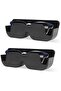 Car glasses holder, 2 sunglasses storage holders, self-adhesive with felt lining, storage box for glasses in the car.