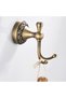Bathroom lighting fixtures, chandeliers, European-style bases, wall hooks, brass, vintage double hooks