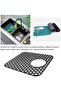 Solidchoice - Silicone Sink Mat - Non-slip Sink Protector - Heat Resistant and Durable - Black - Kitchen Accessory for Sink - Ideal for.. - 4