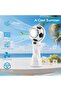 Handheld fan, rechargeable portable fan, handheld fan with 100 wind speed settings, mini portable fan, 3000mAh capacity, 3000mAh battery, 3000mAh... - 4