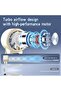 This high - speed portable handheld turbine fan features a cooling function, an LED display, a 3600mAh rechargeable battery with up to 9 hours of... - 3