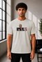 Unisex Oversize Embroidered Bleach Ichigo Kurosaki Hollow Mask Design 100% Cotton T-Shirt