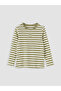 Esvab • Modern & Distinctive Zero Roba Collar Embroidered Girls' T-Shirt - 2