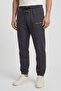 Men Regular Fit Embroidered Logo Jogger Pants, Grey