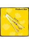 Small Kitchen Tongs Salad Tongs Bread Tongs BBQ Tongs Stainless Steel Cat's Paw Shape - 4