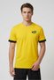 Men Sportswear Fit Short Sleeve Outdoor T-Shirt, Yellow