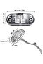 10 LED side marker lights (2 each), 12/24V LED clearing lights, trailer side lights, RV trailer warning lights (white). - 3