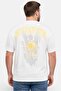 Men Crew Neck Short Sleeve Brand Logo T-Shirt, Off White - 2