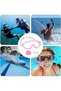Adult Women's High-Definition Waterproof Swimming Goggles Set with Silicone Earplugs & Swim Cap - 2