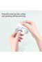 Electric nail clippers, automatic baby nail file, with LED light, two speed settings, USB rechargeable, green. - 3