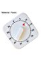 New white square 60-minute mechanical timer reminder for kitchen - 4