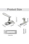 Door lock w/rotary handle, SS exterior - high & low pin locking - anti-theft protection - For most doors - silver - 1 door handle lock - 2