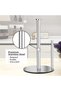Paper towel holder countertop, stainless steel kitchen paper towel holder - 3