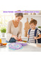 Dreamy Mermaid Kids 304 Stainless Steel Lunch Box 550ml, 3‑Compartment Removable Microwave‑Safe Inner Tray, Leak‑Proof Portable Food Container for Girls School Picnic Outdoor - 5