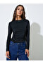 Pack of 2 - Long Sleeves Round Neck Ruched Fitted Knit Top - 8