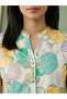 Multi Coloured Floral Print Nightwear Shirt With Matching Pants - 5