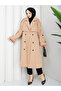 Women's Oversize Buttoned Hijab Trench Coat Rc3111