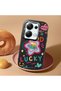 Poco M6 Pro 4g Compatible Case Camera Protector Black Silicone Couple Phone Case Heart Pattern - 2