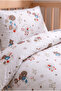 Baby Bedding Set |   100% Cotton Patterned |   100X150 cm Duvet Cover, 35X40 cm Pillowcase and 100X140 cm Bed Sheet |   Breathable Fabric - 3