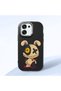 Oppo A6 Pro Compatible Case Camera Protector Black Silicone Couple Phone Case Character Patterned