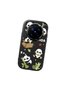 Vivo X200 Pro Compatible Case Camera Protector Black Silicone Couple Phone Case Panda Pattern - 3