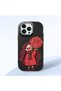 iPhone 13 Pro Max Compatible Case Camera Protector Black Silicone Couple Phone Case Girl Patterned