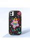 Samsung Galaxy A04E Compatible Case Camera Protector Black Silicone Couple Phone Case Heart Pattern