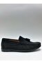 Genuine Leather Black Nubuck Tasseled Loafer Lightweight Comfortable Flexible Summer Men's Shoes