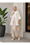 Women's Aerobin Wide Sleeve Belted Oversize Kimono - 4