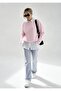 Women's Three-Thread Ribbed Cotton Oversize Sweatshirt - 3
