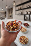 Berissa Glass Bowl Mini Serving and Presentation Bowl - Cake and Dessert Plate - 12 cm Mini Breakfast and Snack Plate Set of 6 - 6